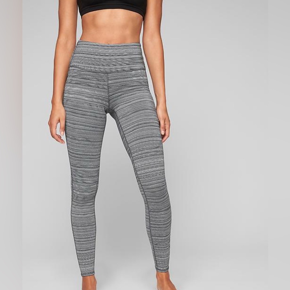 ATHLETA Jacquard Chaturanga Tights/Leggings